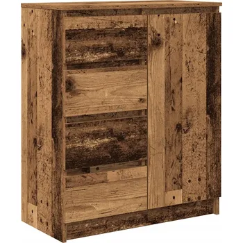 Komoda Komoda barvy starého dřeva, 71 x 35 x 84 cm, 4 zásuvky, 1 police