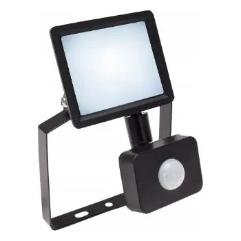 LED reflektor s čidlem 10W studená bílá 6500K 800lm NOCTIS LUX 3 černý