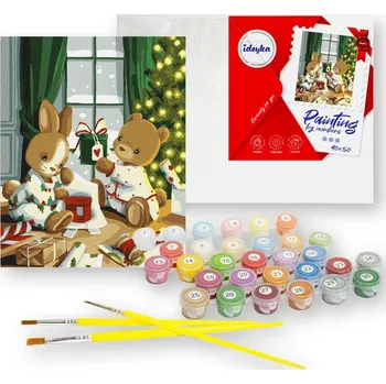 Malování podle čísel – Vánoce „Dárky pro blízké“ 40 x 50 cm