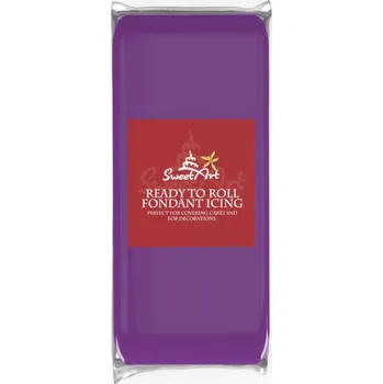 Přisada na vaření a pečení 4-Mix Maďarsko SweetArt potahovací a modelovací hmota vanilková Violet (1 kg) ▹