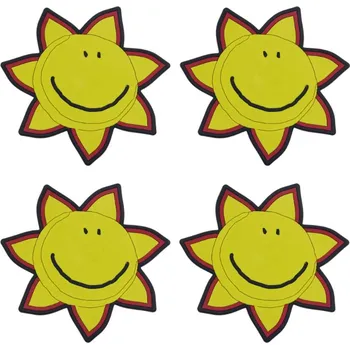 Podtácek Podtácek sada 4 ks Žlutá 1100/049 10x10 cm - 4ks