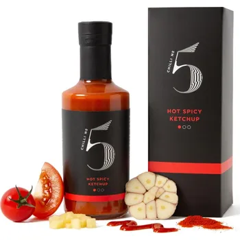 Omáčka Gurmánská chilli omáčka HOT SPICY KETCHUP 200 ml, Chilli No5 - doprava zdarma od 2999 Kč