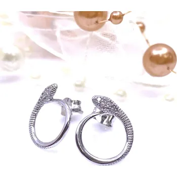 Módní doplněk Jan Kos jewellery Stříbrné náušnice 12123586