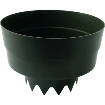 Květináč Zavlažovací květináč WATERFENCE, plast, zelený, Ø 10 cm, SET, 10 ks