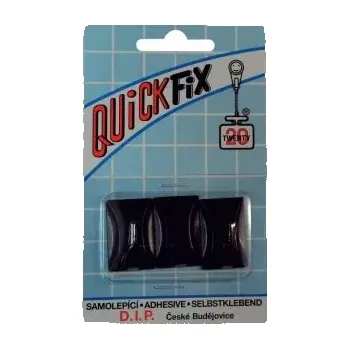 Věšák Háček samolepící QF typ 4, plast, černý,3ks
