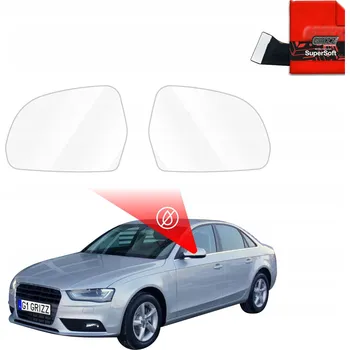 Polep vozidla Fólie proti dešti na zrcátka pro Audi A4 B8 Sedan Facelift (2011-2015)