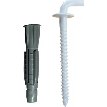 Hmoždinka Hmoždinka uzlovací s lemem + skoba lakovaná, 10 PE, 2ks