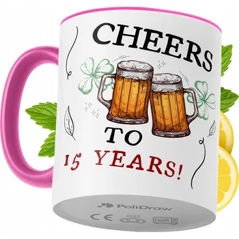 Hrnek Polidraw Hrnek Polidraw Narozeniny15 keramika 330 ml