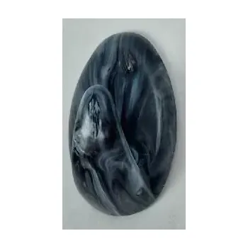 Věšák Háček samolepící QF typ1, plast, bílo-černý, 2ks