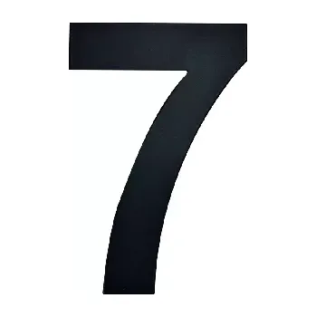 Domovní číslo Domovní číslo 7, černá, 100 mm, Black Line,1ks