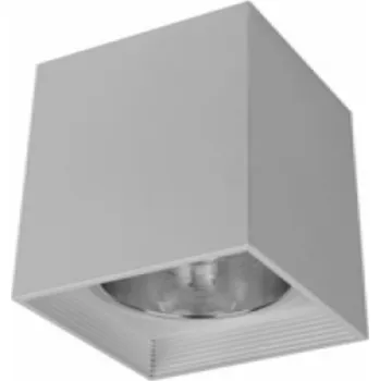 Stropní přisazené svítidlo tuba E27 ŠEDÁ RITMO 40 (137x190mm) IP20 BRILUM