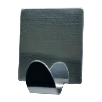 Držák na ručník Háček samolepící QF typ 15, nerez, 2ks