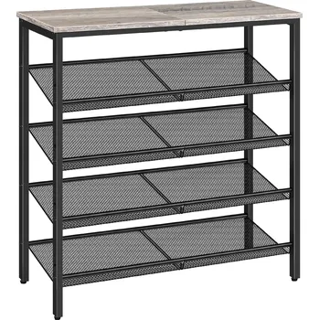 Botník Vasagle Melas 81 cm černý/šedý