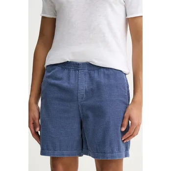 Pánské kraťasy Manšestrové šortky American Vintage MPADO09B modrá 55X, vel. XL