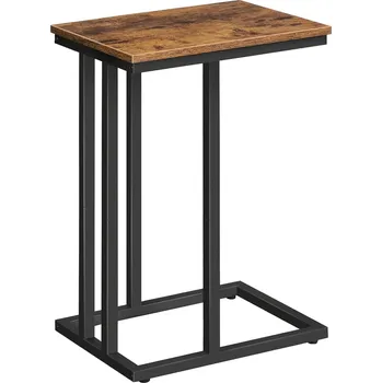 Konferenční stolek Odkládací stolek Vasagle Malis 38 cm černý/hnědý