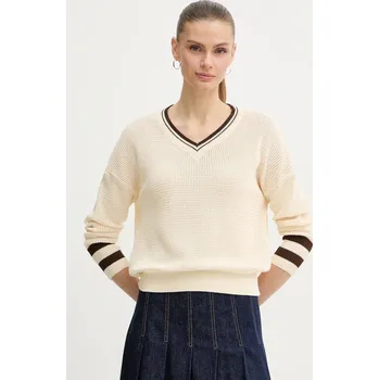 Pánský svetr Bavlněný svetr Marella FESTOSO 2613361034200 béžová 01X, vel. M