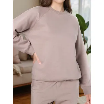 Dámská mikina Sinsay - Mikina s kulatým výstřihem - béžová - 827EX-80X - 827EX-80X-XXL-1