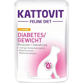 Krmivo pro kočku Kattovit mokré krmivo kuře 0,085 kg