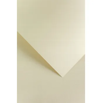 Barevný papír Ozdobný papír Křišťál krémový, formát A4, 20 listů