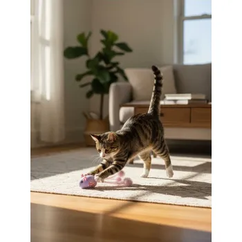 Hračka pro kočku Sinsay - Hračka pro kočky ve tvaru myši - fialová - 794IA-45X - 794IA-45X-ONE