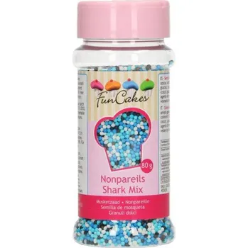 Cukrové perličky modro bílé 80g - FunCakes | Skvělé pro Váš domácí dort