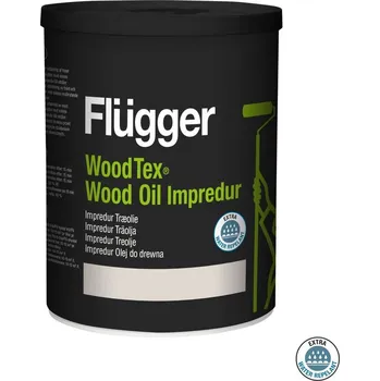 Olej na dřevo Flügger Ochranný olej na bázi nanotechnologie Wood tex wood oil impredur 0,75 l