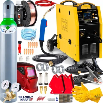 Svářečka INVERTOROVÁ SVÁŘEČKA MAGNUM MIG 339 HLINÍK SYNERGIE MMA TIG 400V 315A