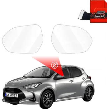 Polep vozidla Fólie proti dešti na zrcátka pro Toyota Yaris 4 (2020-2025)