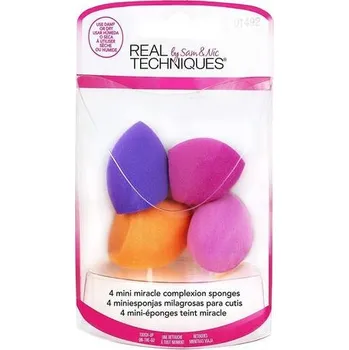 Houbička na make-up Real Techniques Sponges Miracle Complexion Mini - Aplikátory 4 ks