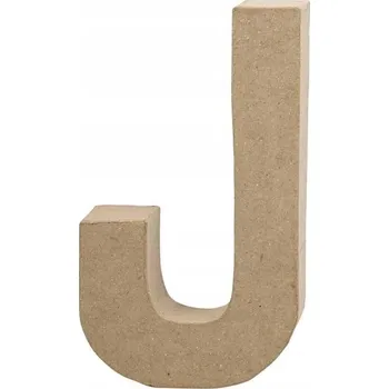 Obraz Creativ Company Písmeno J z papírové hmoty, V: 20,5 cm