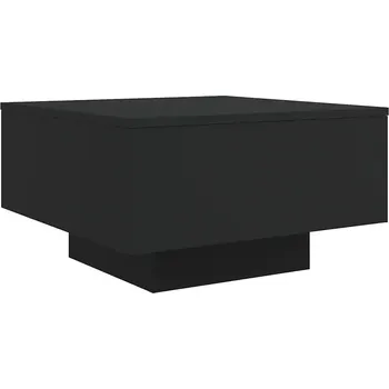 Konferenční stolek Černý konferenční stolek z dřevotřísky 55 x 55 x 31 cm