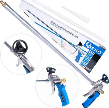 Vytlačovací pistole Geko Dlouhá pistole na montážní pěnu s 50cm tryskou (10)