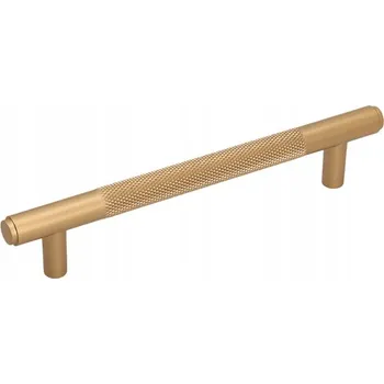 Nábytkové kování Nábytková úchytka Reling RE32 ZLATÁ MATNÁ 128 mm