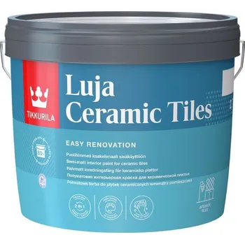 barva na zeď Tikkurila Polomatná barva na keramické obklady Luja ceramic tiles 3 L