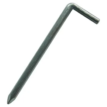 Hřebík Skoba zatloukací kalená 2,25x30mm, zinek bílý, 1ks