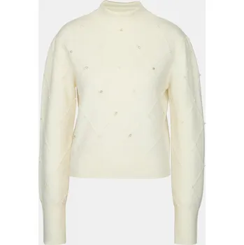 Dámský svetr Krémový dámský svetr s aplikací ORSAY Orsay krémová 3515658