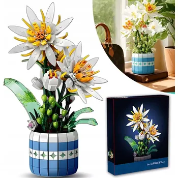 ostatní stavebnice STAVEBNICE KVĚTINY STAVEBNICE CREATOR KYTICE KREATIVNÍ 835 DÍLKŮ VE VÁZE