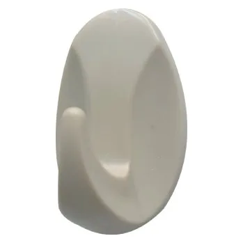 Věšák Háček samolepící QF typ 2, plast, béžová, 2ks