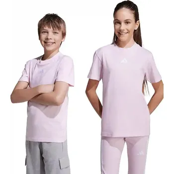 Dívčí tričko Dětské bavlněné tričko adidas JW0004 růžová 30X, vel. 152