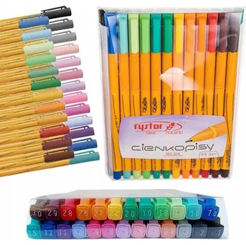 Tenkopisy Rystor RC-04 0,4 mm 25 barev pouzdro