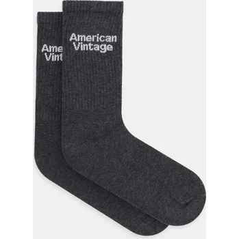 Pánské ponožky Ponožky American Vintage CLY00B šedá 90X, vel. M