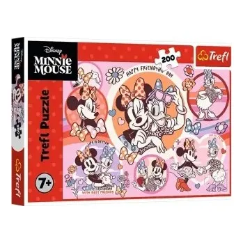 Puzzle Trefl Puzzle 200 dílků Zvyky Minnie Mouse Disney