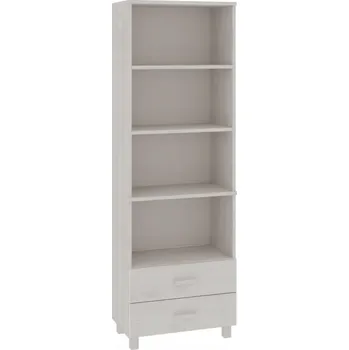 Příborník do zásuvky Bílý dřevěný kredenc HAMAR 60 x 35 x 180 cm