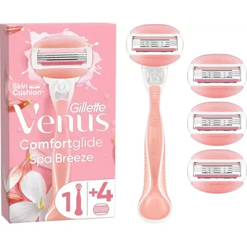 Epilátor Gillette Venus Comfortglide Spa Breeze strojek + 4 hlavice