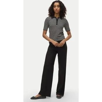 Vero Moda Kalhoty z materiálu Texas 10334103 Černá Straight Fit L_34