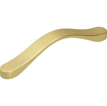 Nábytkové kování Nábytková úchytka GAMET UU16-128-G33 zlatá matná broušená