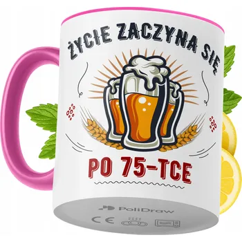 Hrnek Polidraw Hrnek Polidraw Narozeniny75 keramika 330 ml