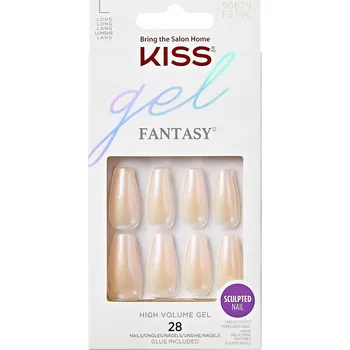 Umělé nehty Umělé nehty Gel Fantasy třpytivé L FS19C KISS 1 Ks.