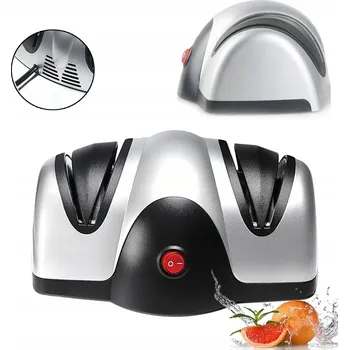 Brousek na nože, elektrické, pro domácnost a zahradu, 2-stupňové, kuchyňské potřeby