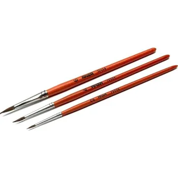 Umělecký štětec Anza Sada štětců pro vodové barvy Watercolour brush set 2/3,5/4 mm